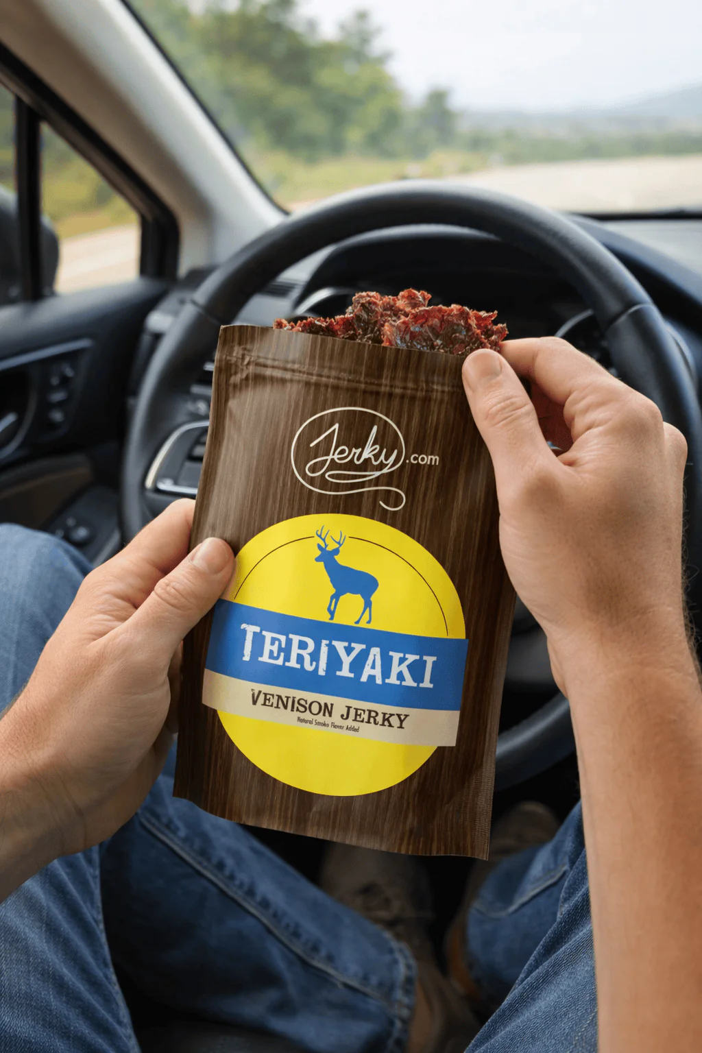 All-Natural Venison Jerky - Teriyaki - Image 5